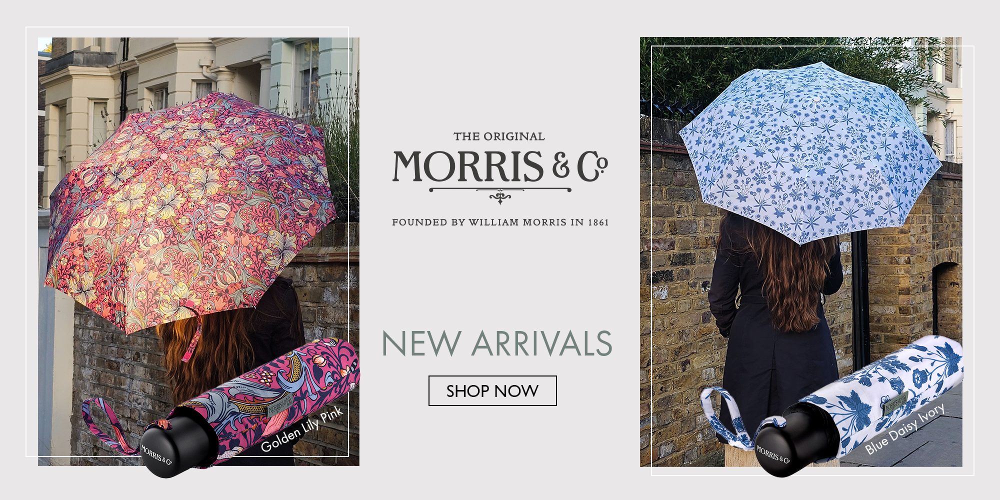 Morris & Co Umbrellas by Fulton