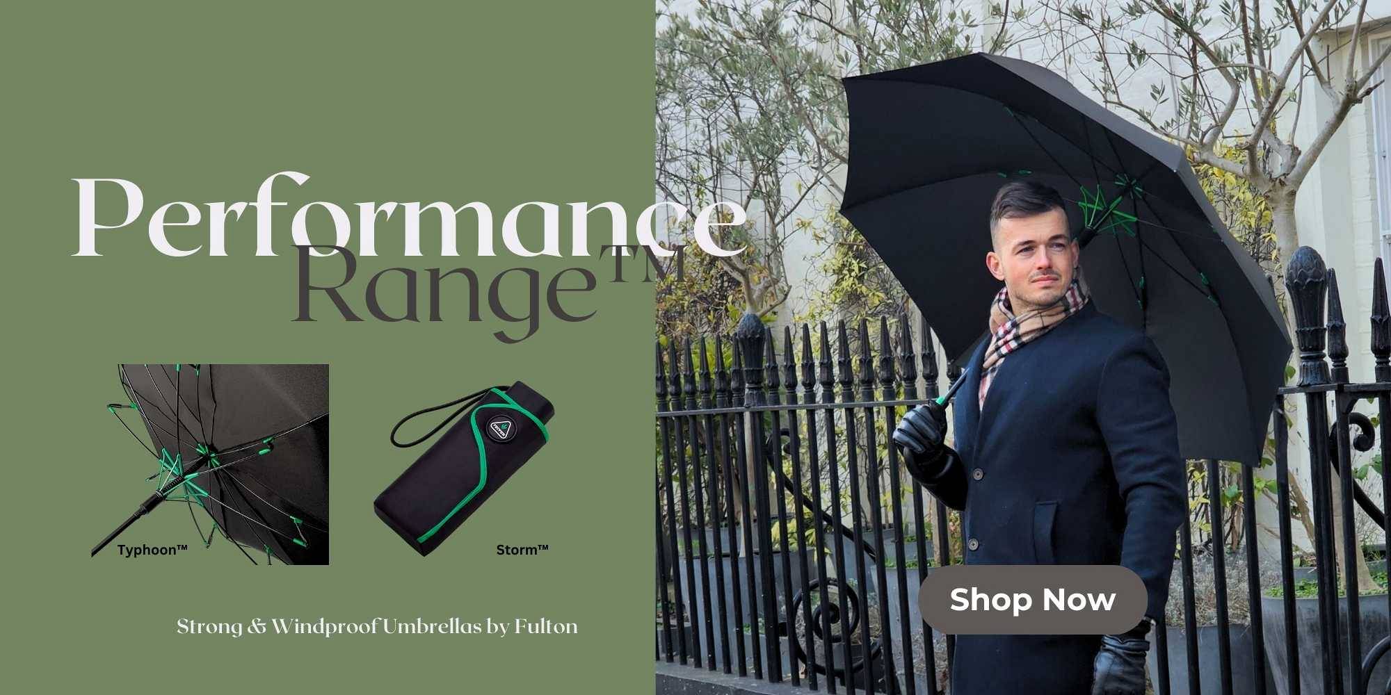 Strong & Windproof Umbrellas by Fulton