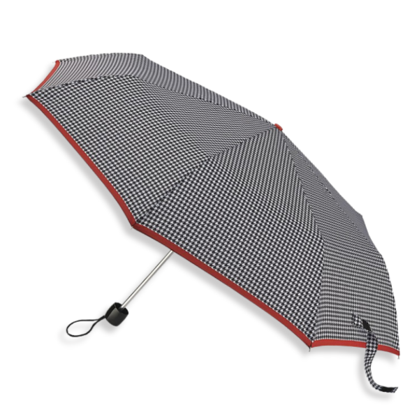 Minilite 2 - Houndstooth Red Border - Women's Umbrella Range - Women's ...