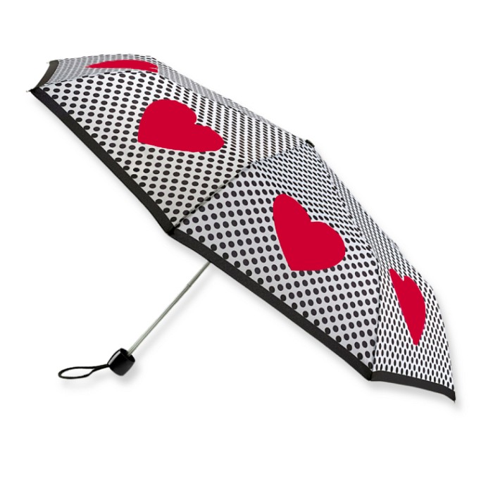 Minilite No.2 - Love Hearts Spot  - Available from Fulton Umbrellas